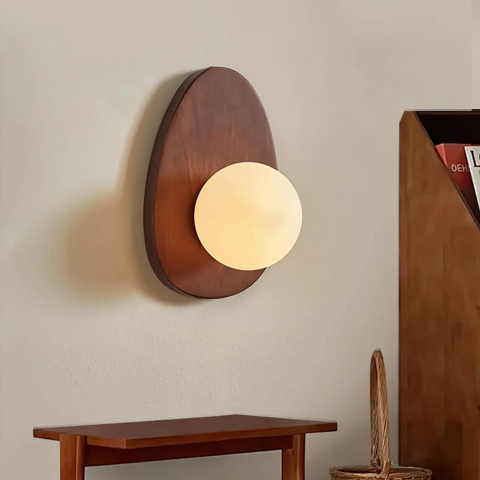Orba Walnut Wall Lamp - Image 2