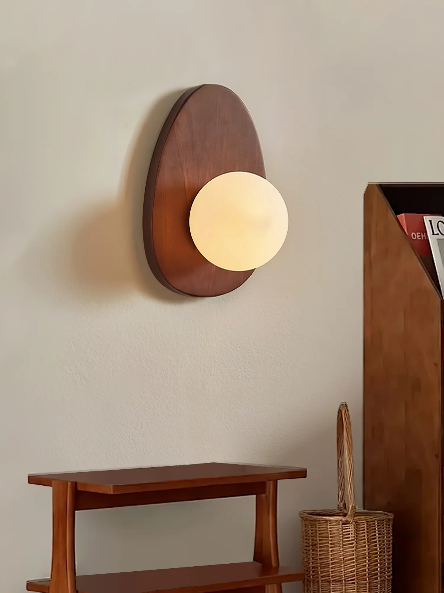 Orba Walnut Wall Lamp - Image 6