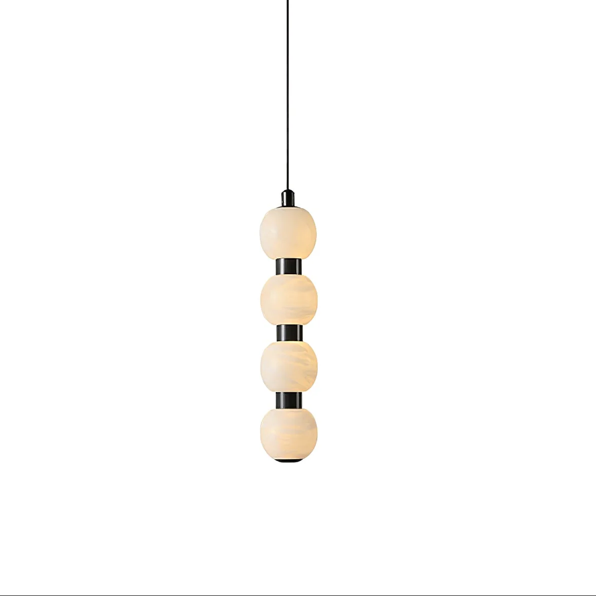 Orbique Alabaster Pendant Lamp - Image 15