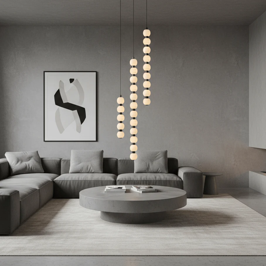 Orbique Alabaster Pendant Lamp - Image 4