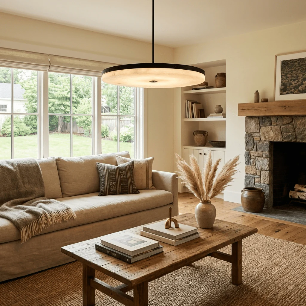 Orbis Alabaster Pendant Light - Image 3