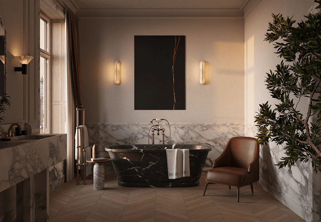 Orbison Alabaster Wall Lamp - Image 54
