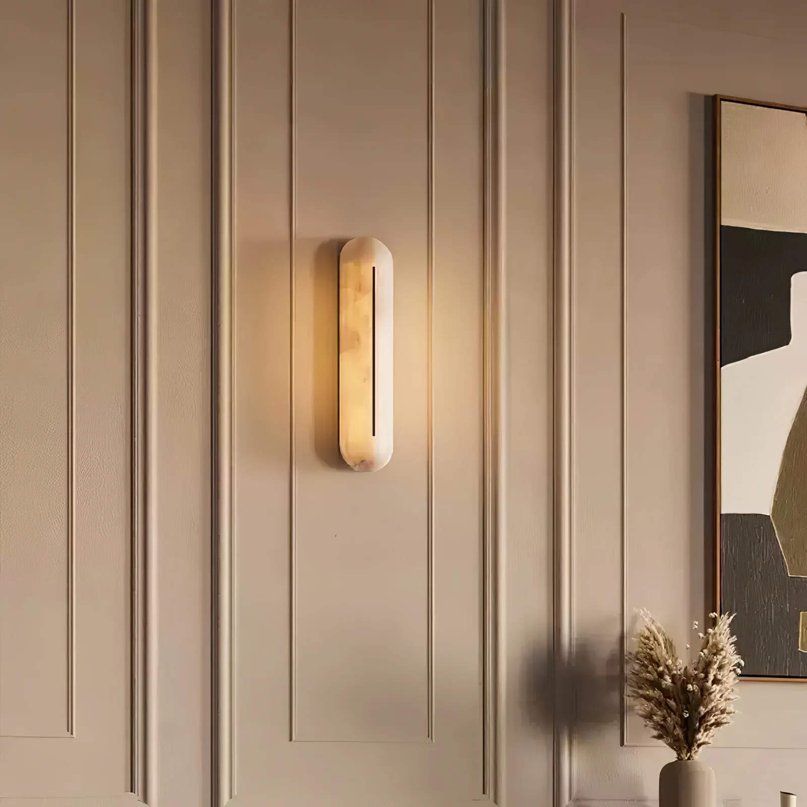 Orbison Alabaster Wall Lamp - Image 7