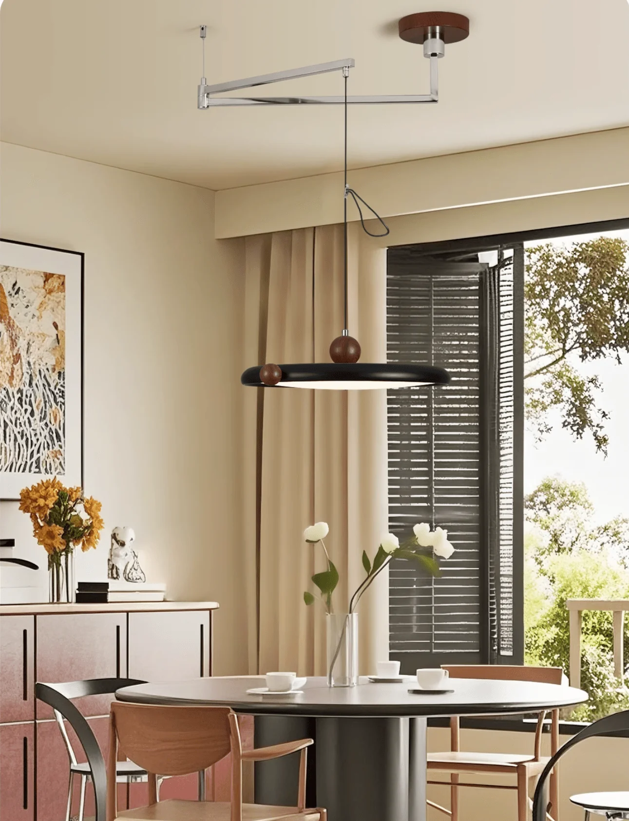 Orbit Line Swing Arm Pendant Lamp - Image 11