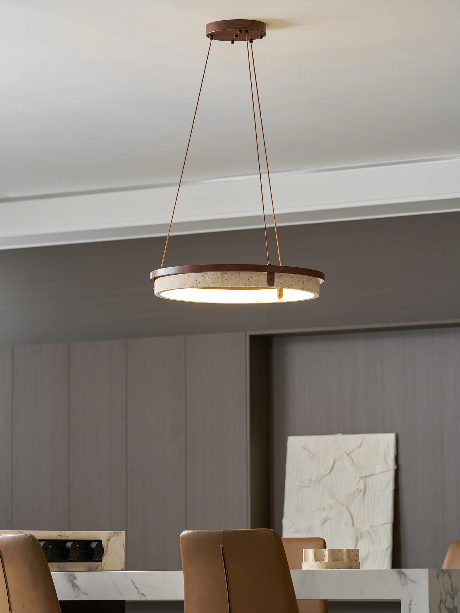 Orbit Travertine Pendant Light - Image 10