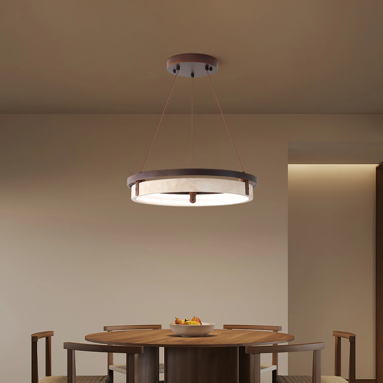 Orbit Travertine Pendant Light - Image 17