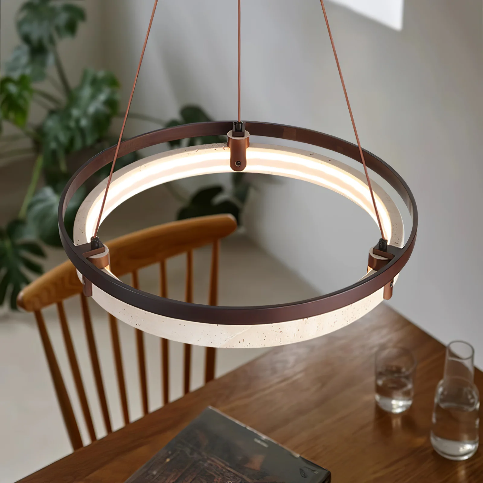 Orbit Travertine Pendant Light - Image 18
