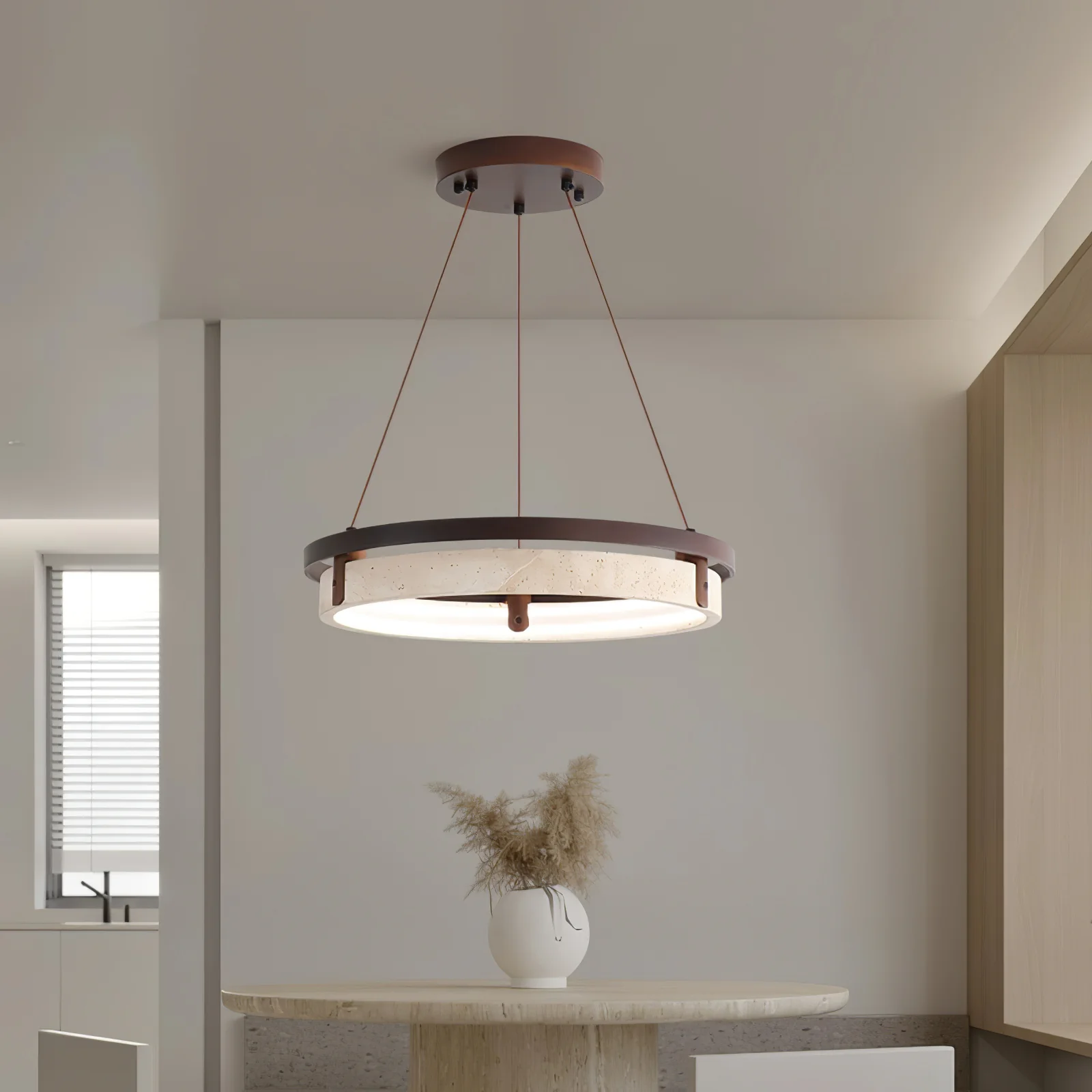 Orbit Travertine Pendant Light - Image 8