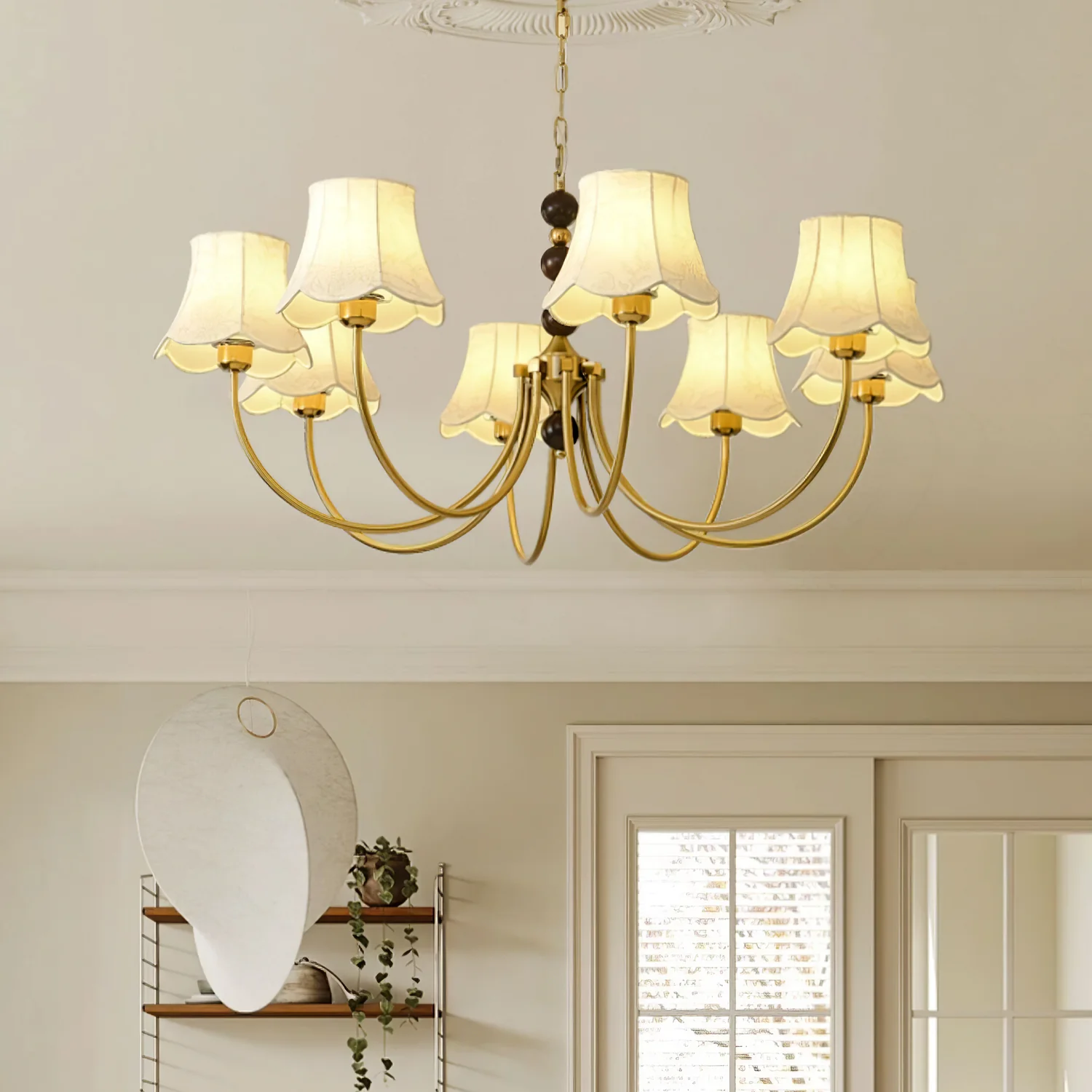 Orchid Fabric Chandelier - Image 5
