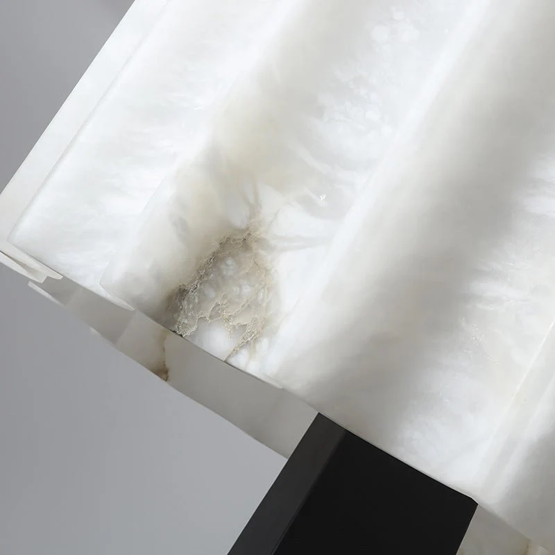 Origami Pleat Alabaster Floor Lamp - Image 10