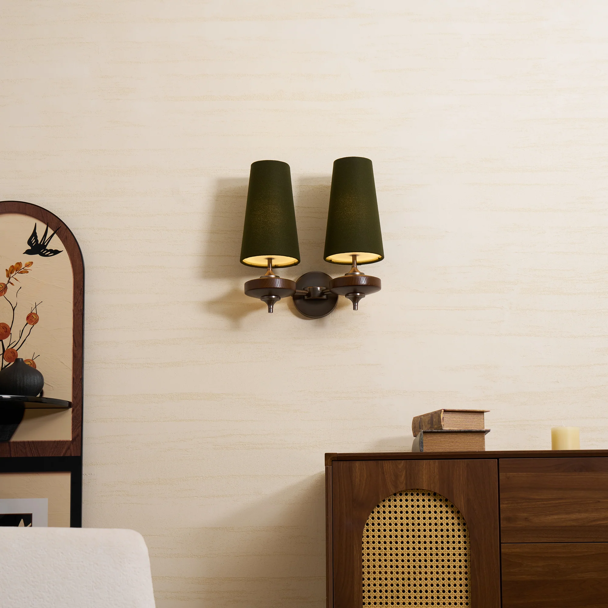 Orlan Twin Shade Wall Sconce - Image 4