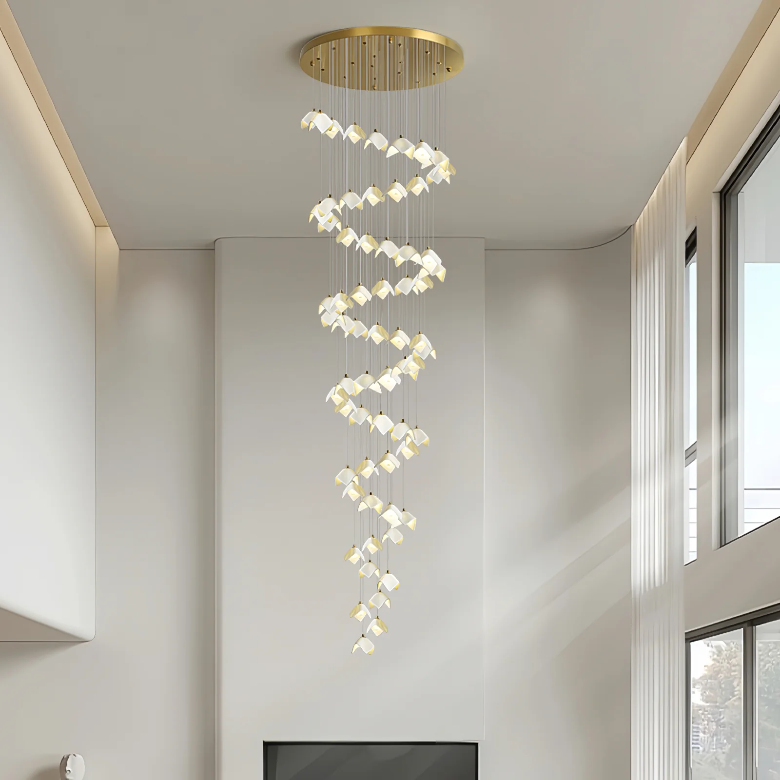 Orlani Cascade Stairs Chandelier - Image 14