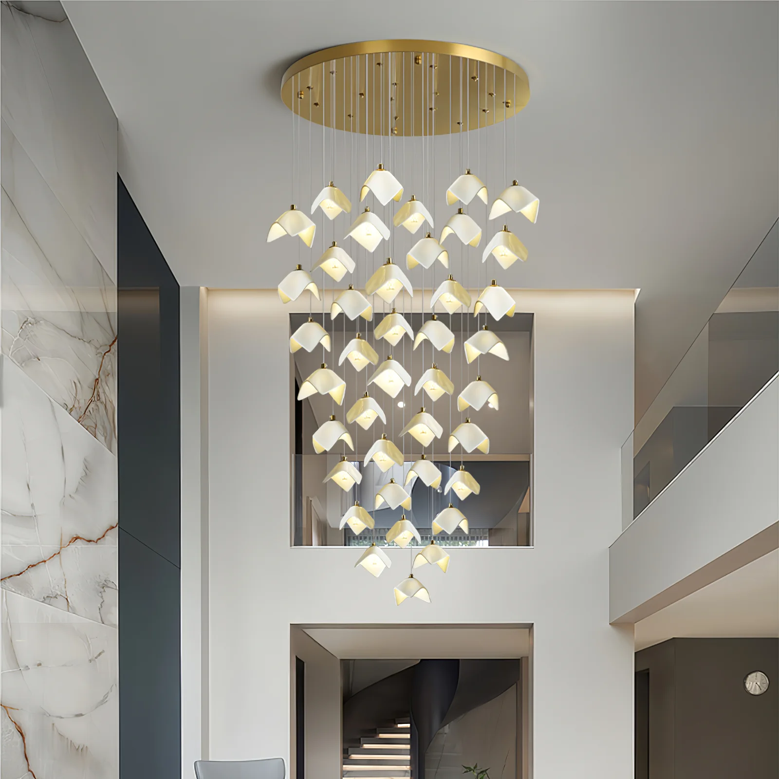 Orlani Cascade Stairs Chandelier - Image 3