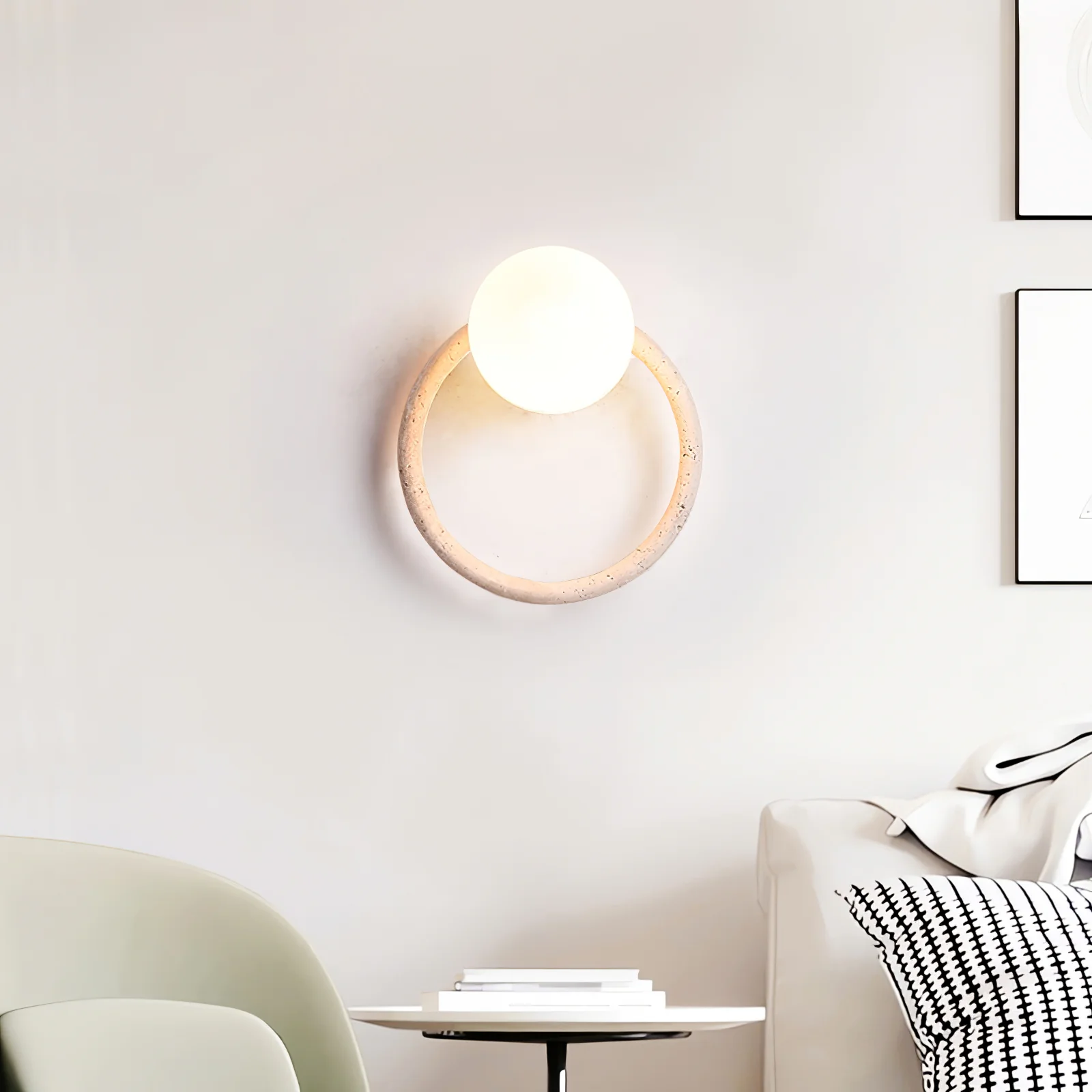 Orria Travertine Wall Light - Image 2