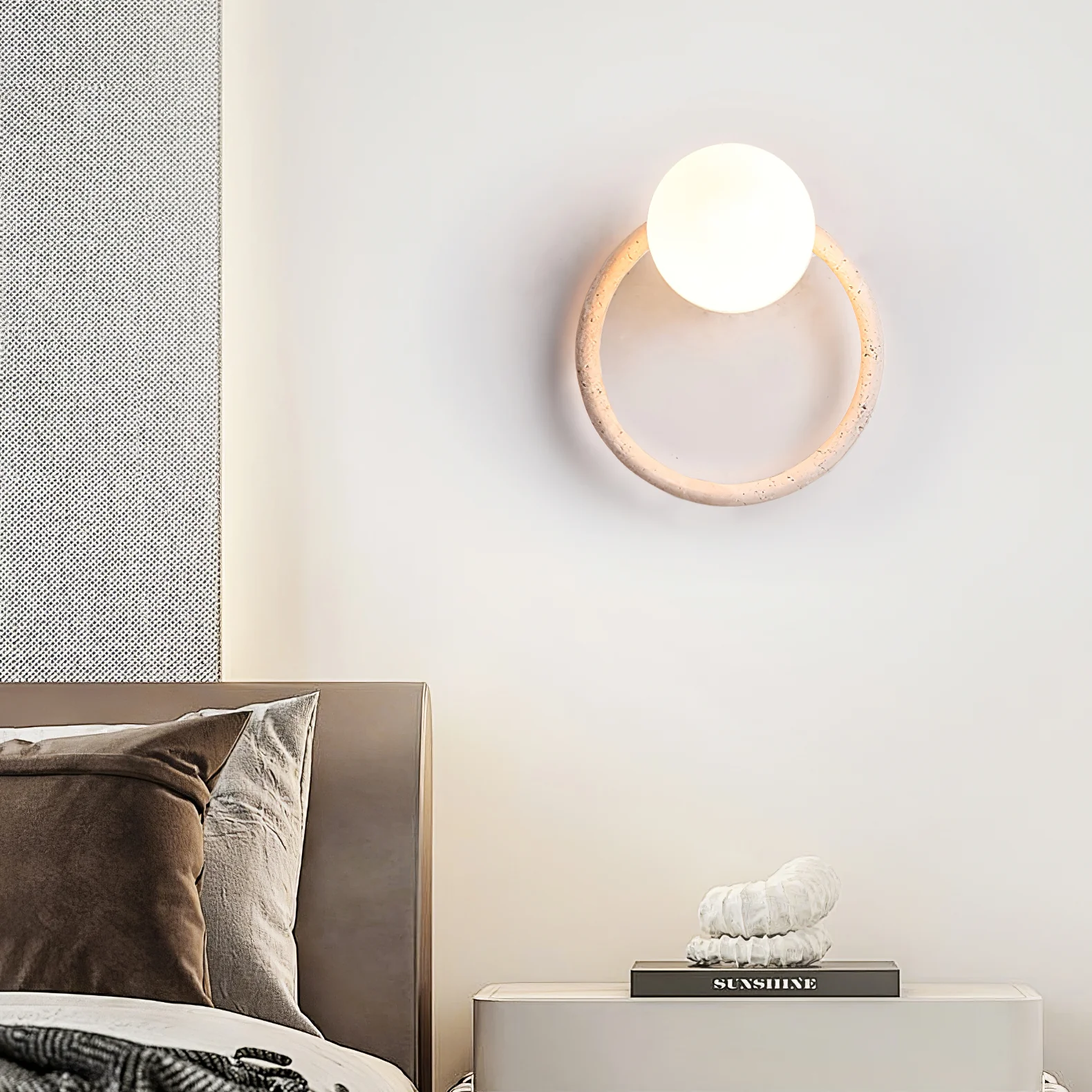 Orria Travertine Wall Light - Image 3