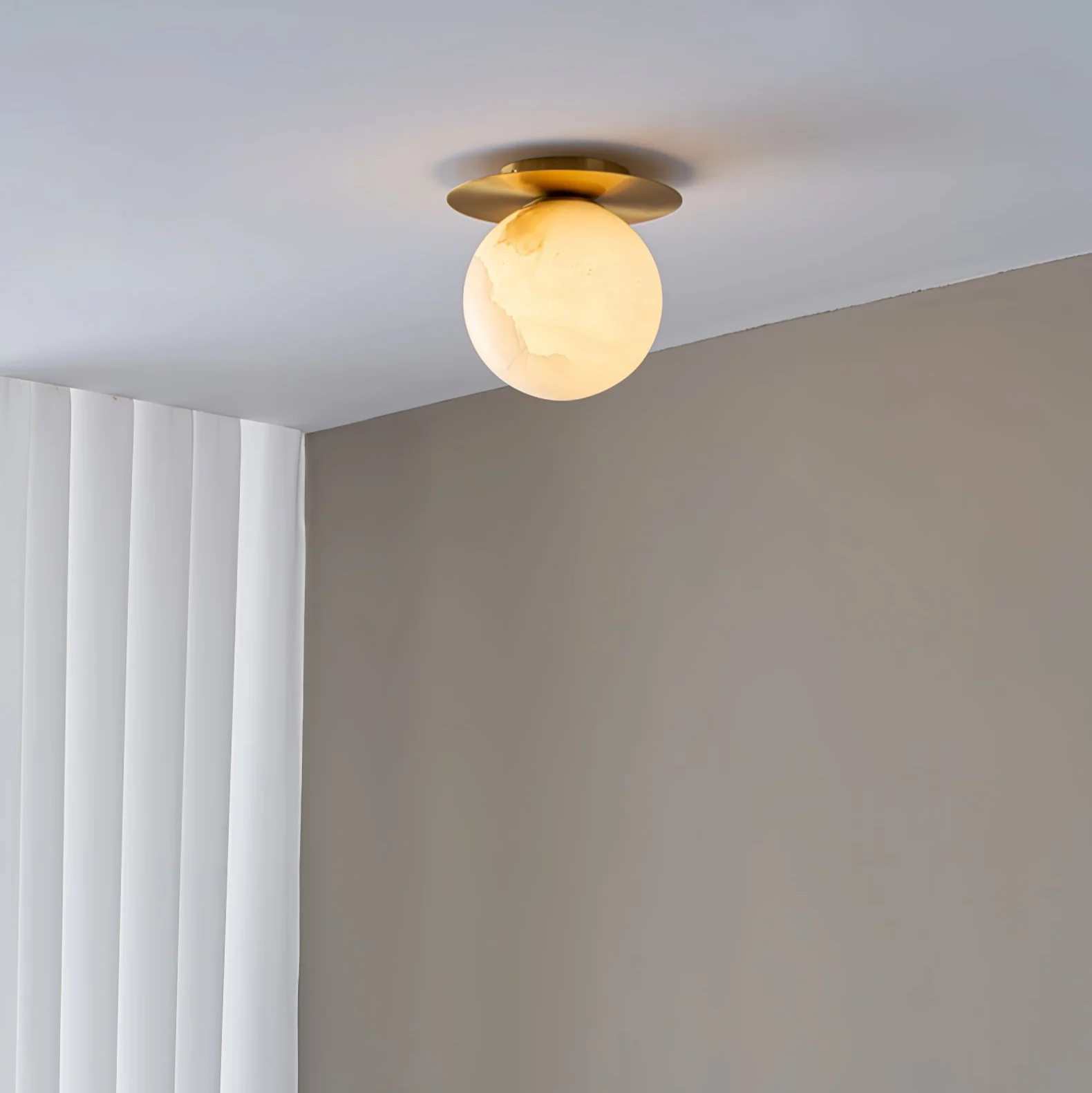 Orrila Dawn Alabaster Sconce - Image 10