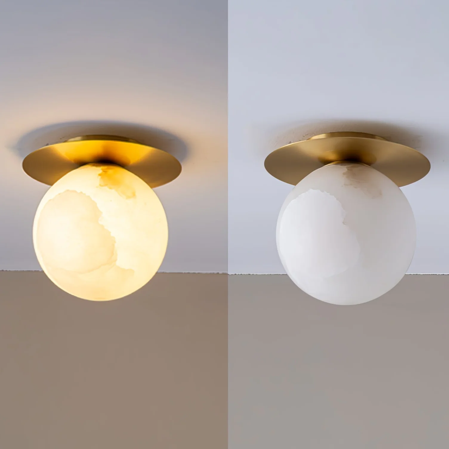 Orrila Dawn Alabaster Sconce - Image 14