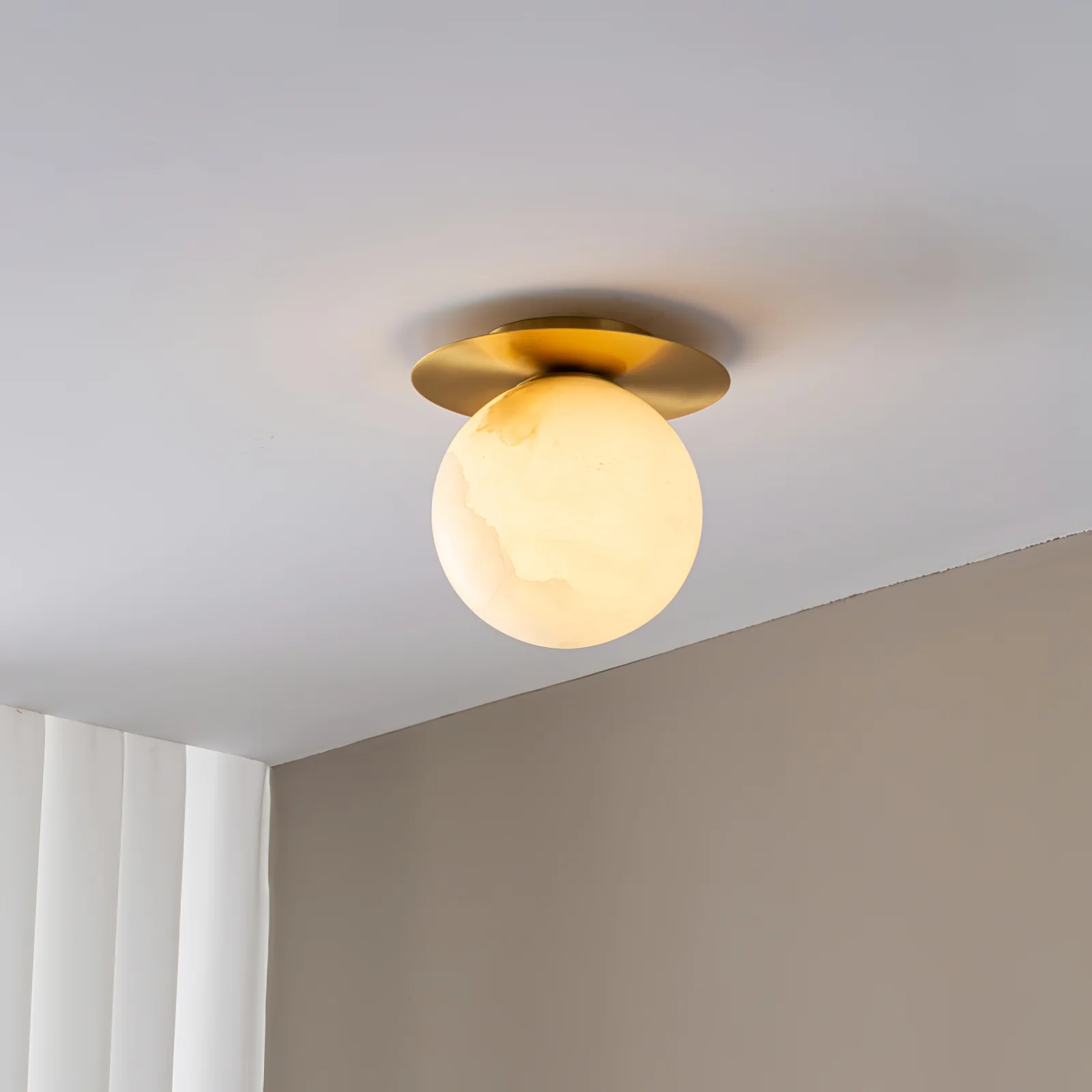 Orrila Dawn Alabaster Sconce - Image 8