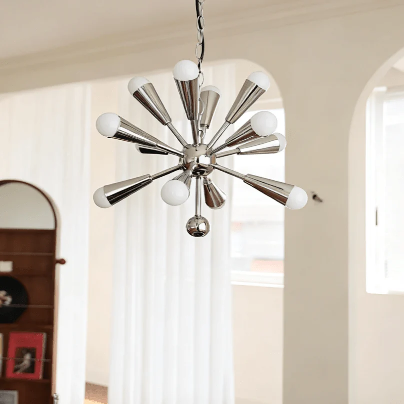 Orvian Chrome Chandelier - Image 10