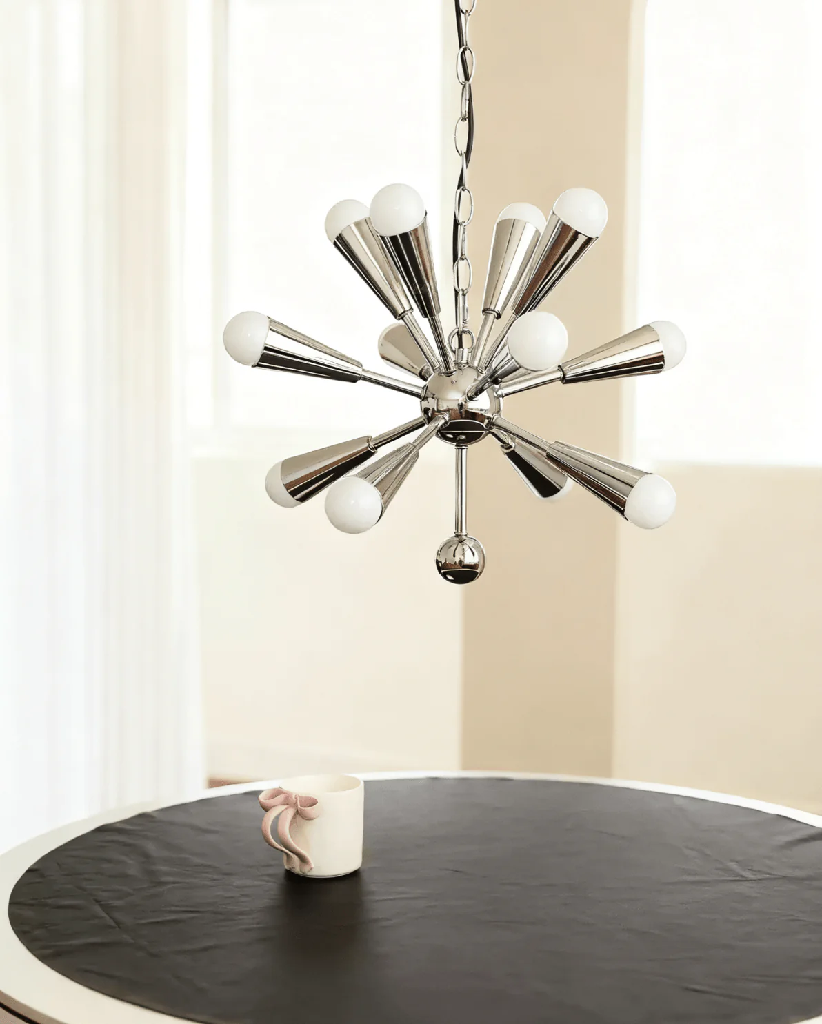 Orvian Chrome Chandelier - Image 11