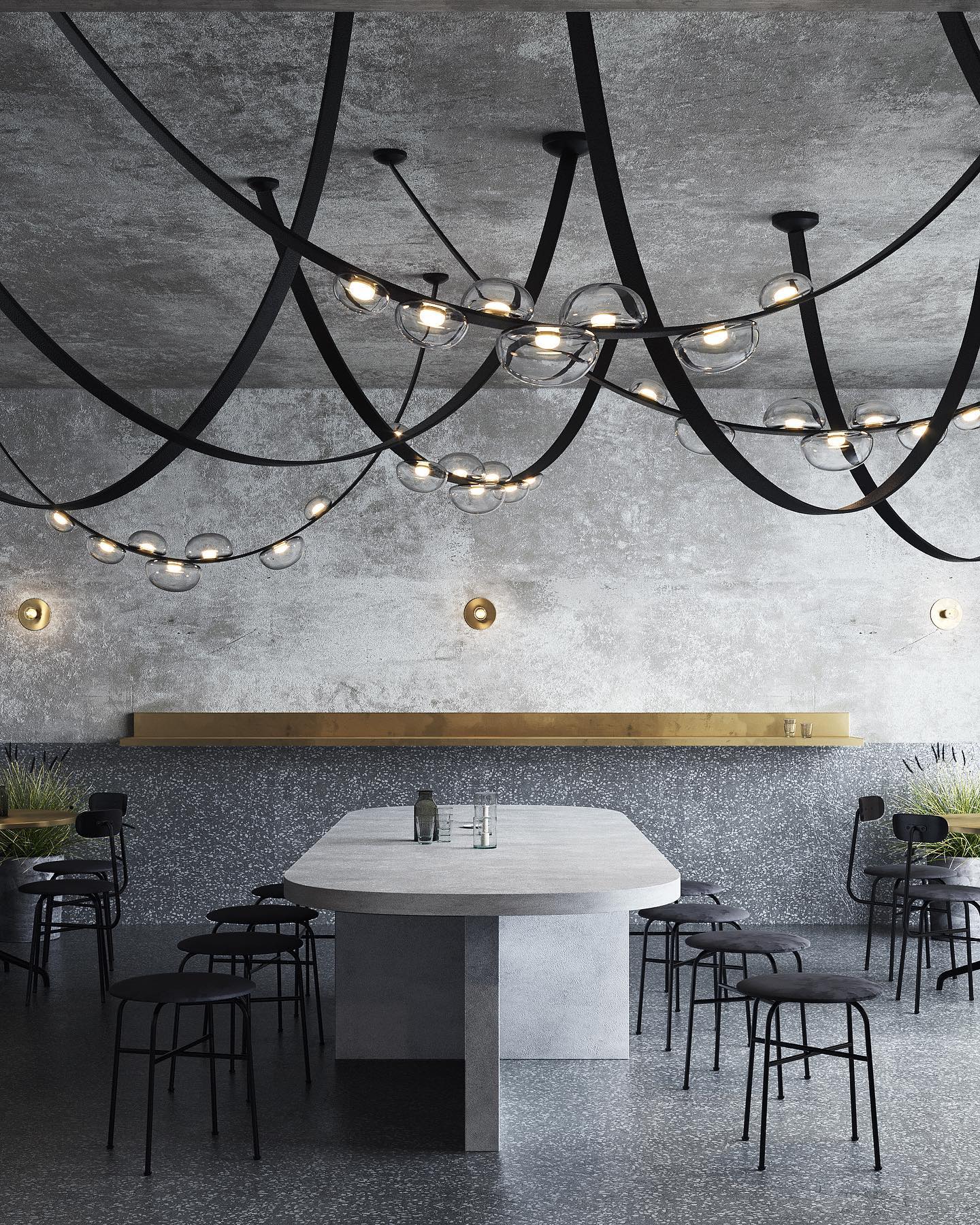 Orvyn Leather Arc Chandelier - Image 13