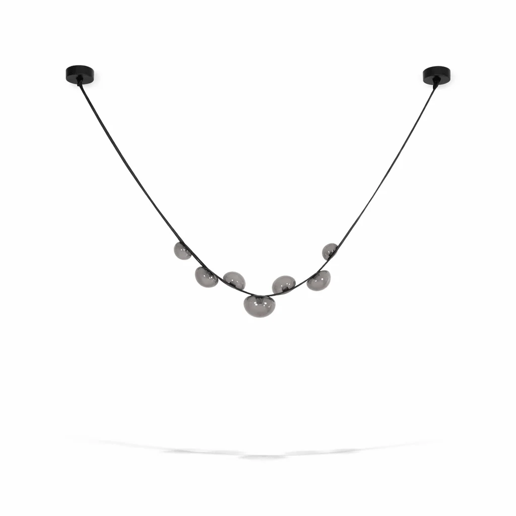 Orvyn Leather Arc Chandelier - Image 22