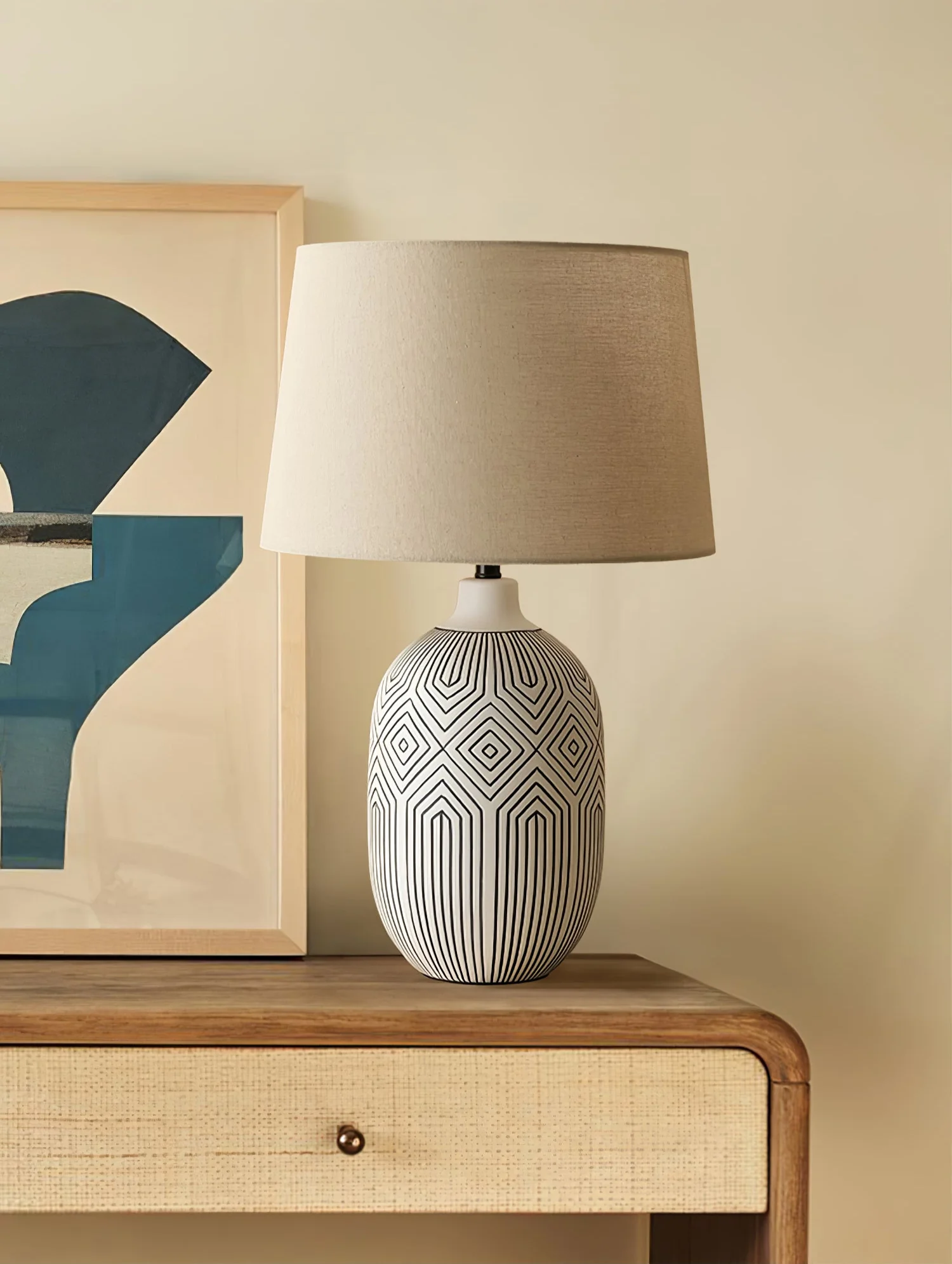 Oryza Geometric Table Lamp - Image 3