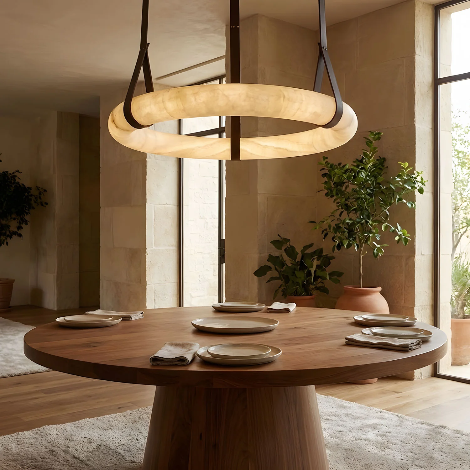Oslo Alabaster Pendant Light A - Image 11