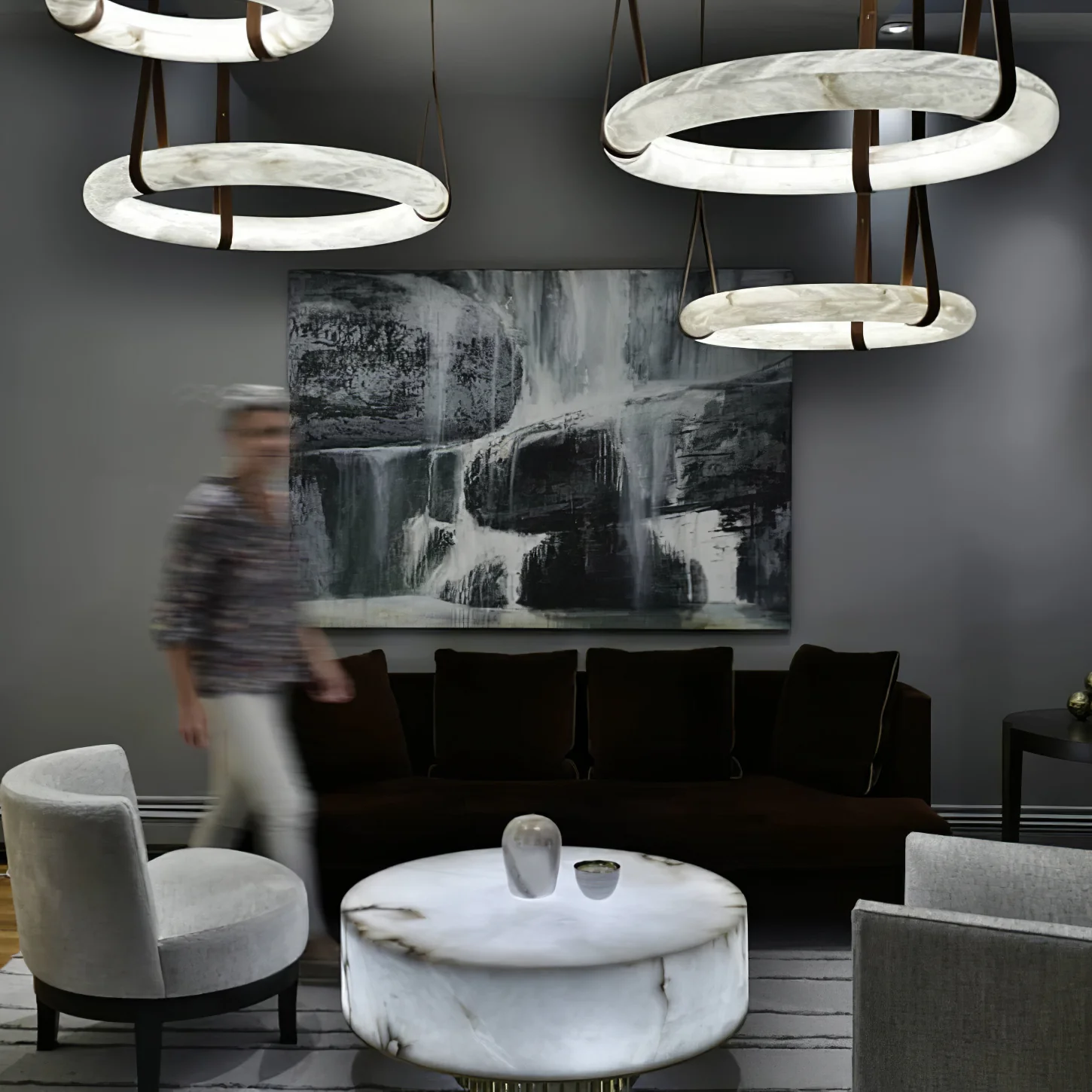 Oslo Alabaster Pendant Light A - Image 17