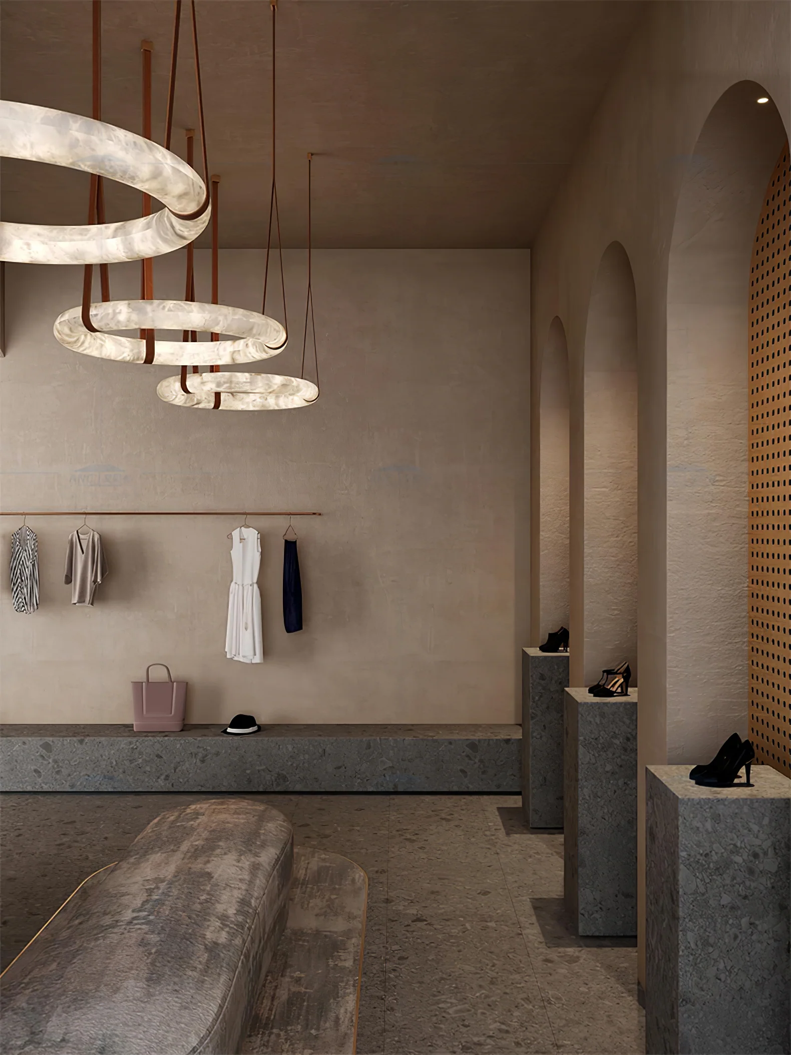 Oslo Alabaster Pendant Light A - Image 70