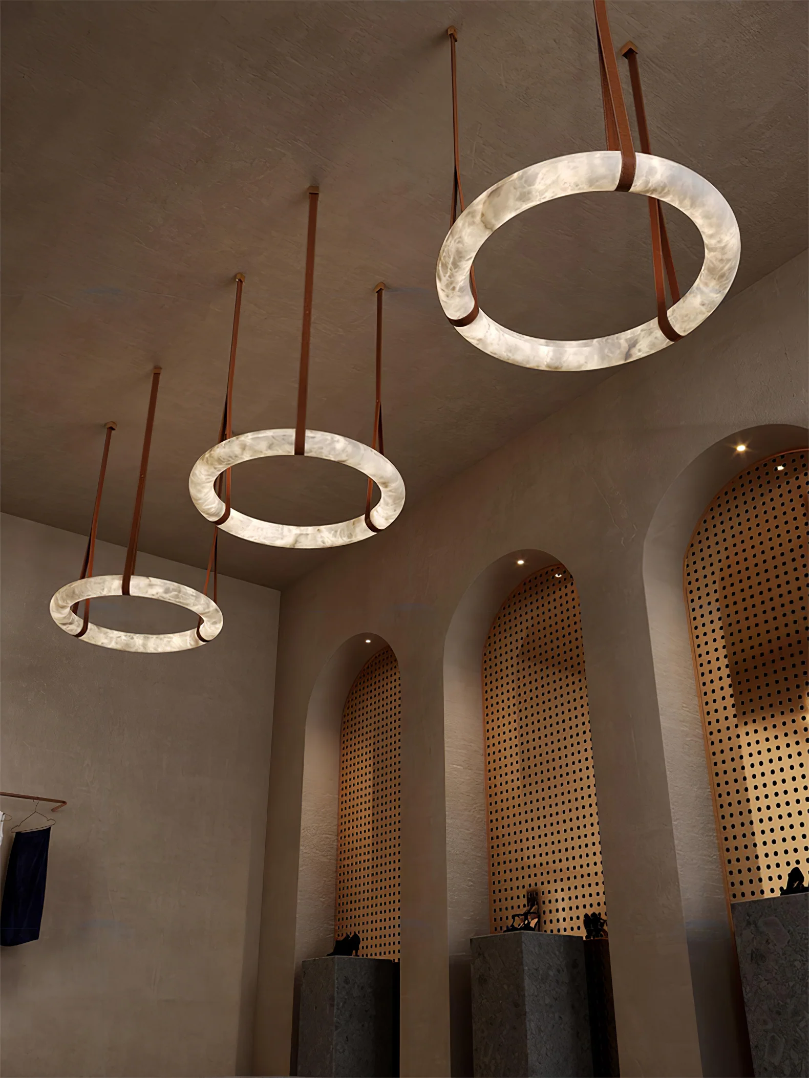 Oslo Alabaster Pendant Light A - Image 71