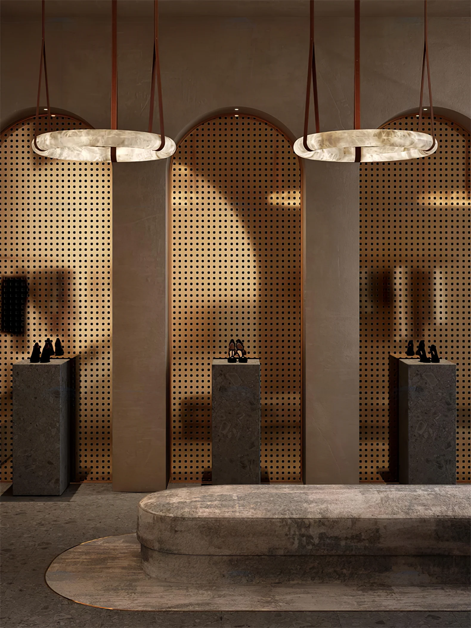 Oslo Alabaster Pendant Light A - Image 73