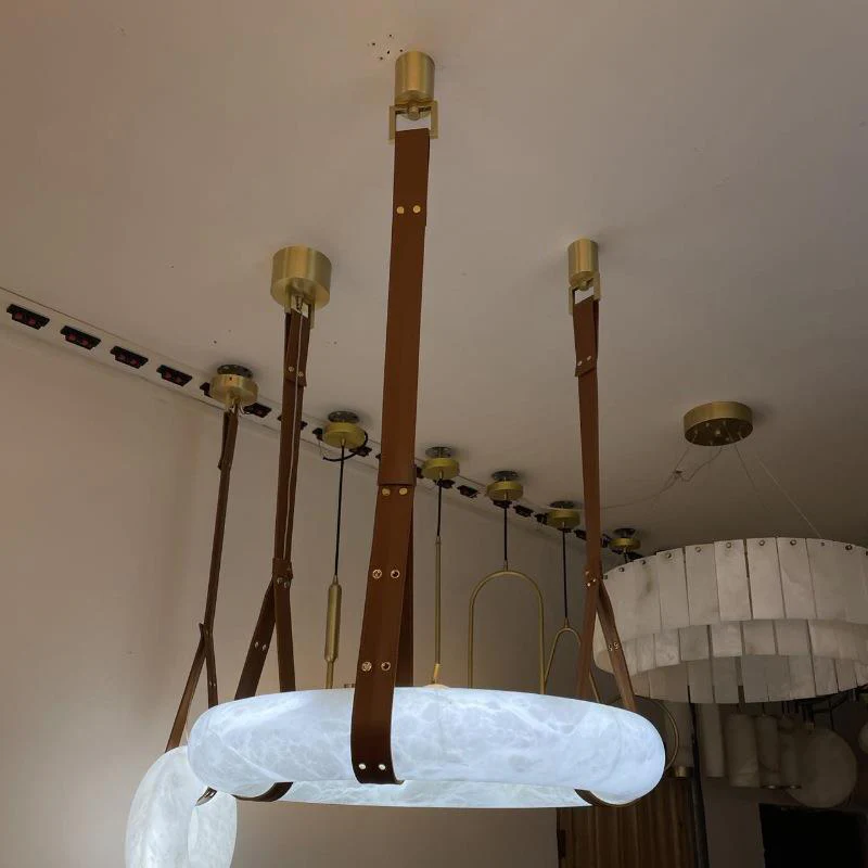 Oslo Alabaster Pendant Light A - Image 79