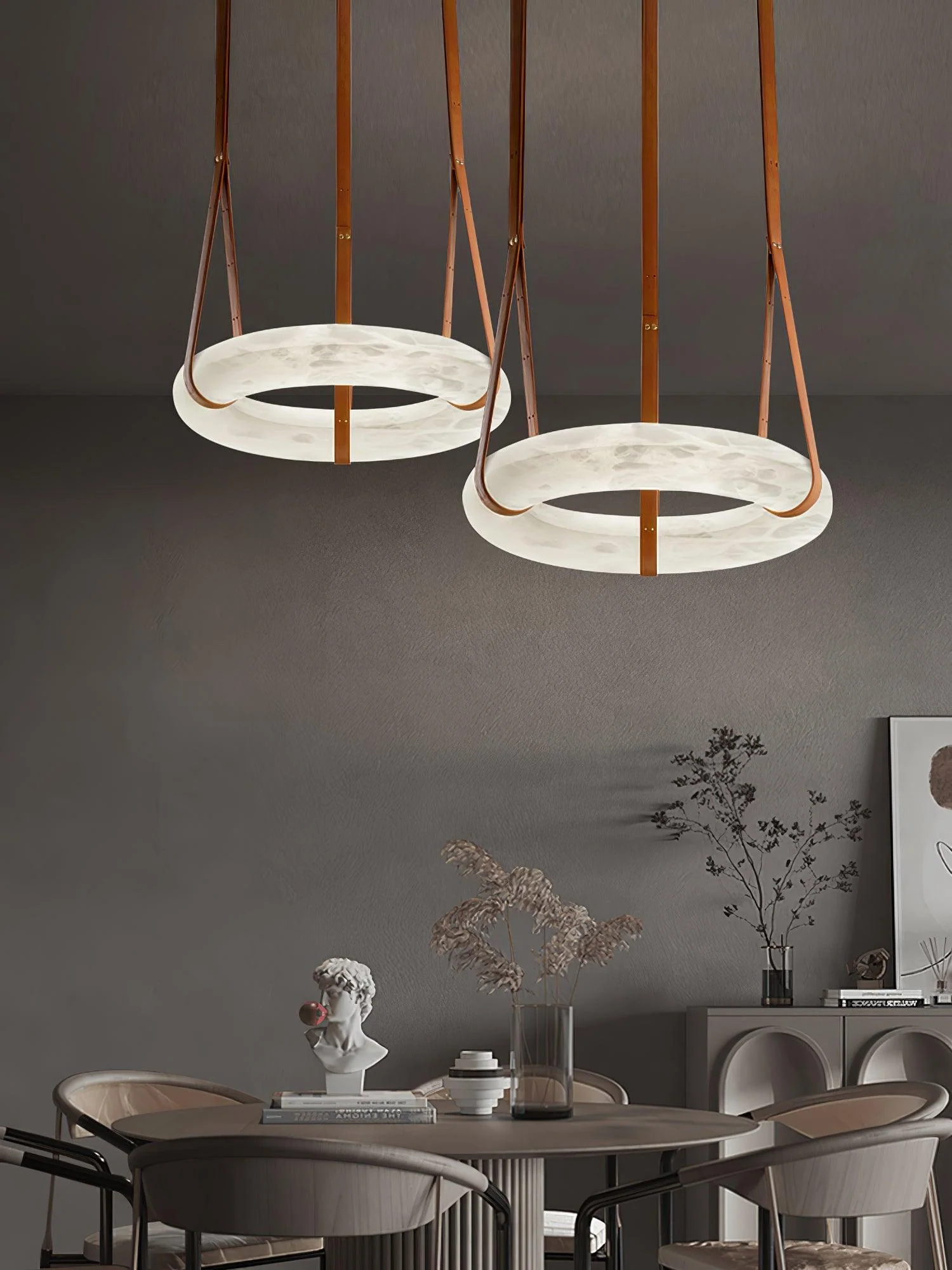 Oslo Alabaster Pendant Light B - Image 24