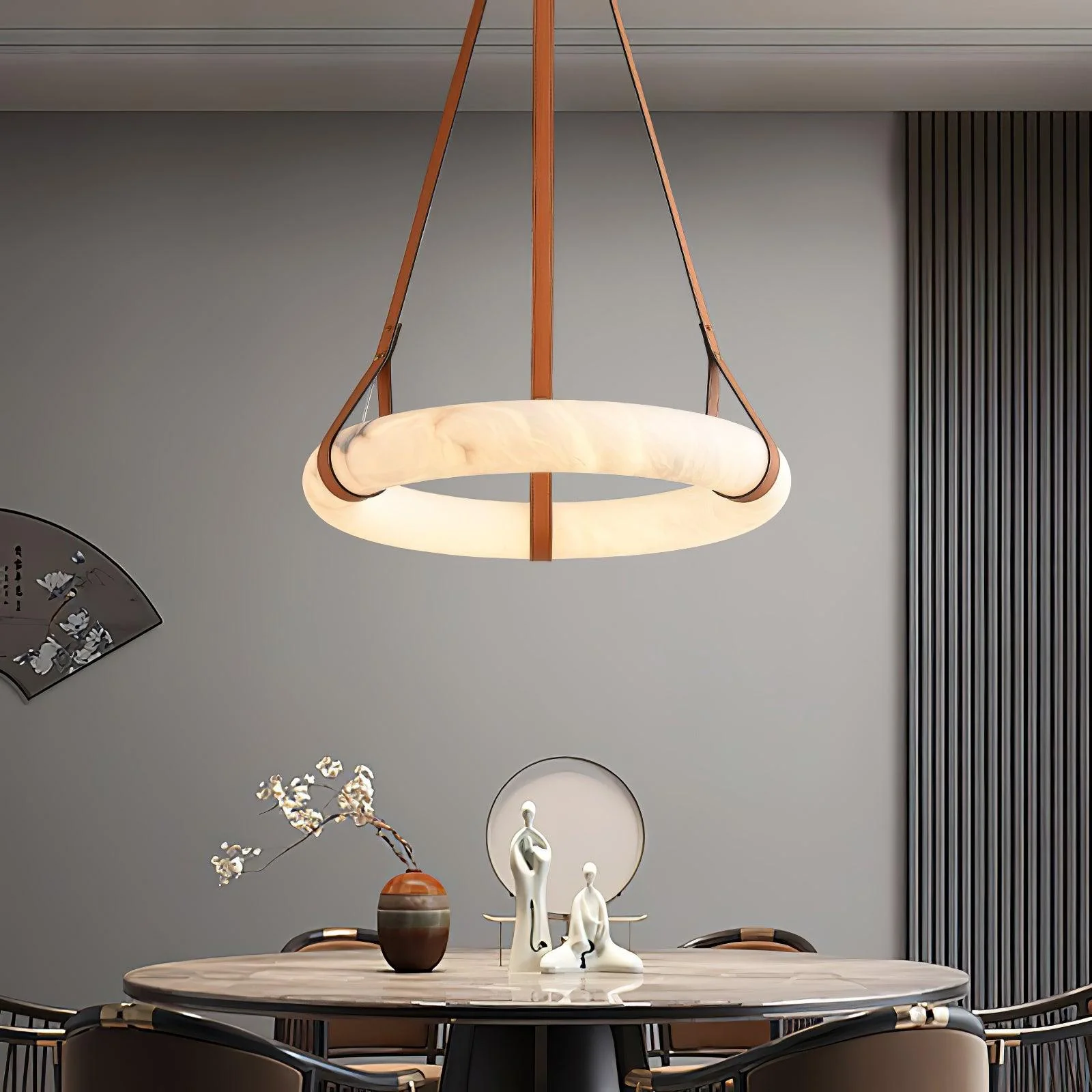 Oslo Alabaster Pendant Light B - Image 3