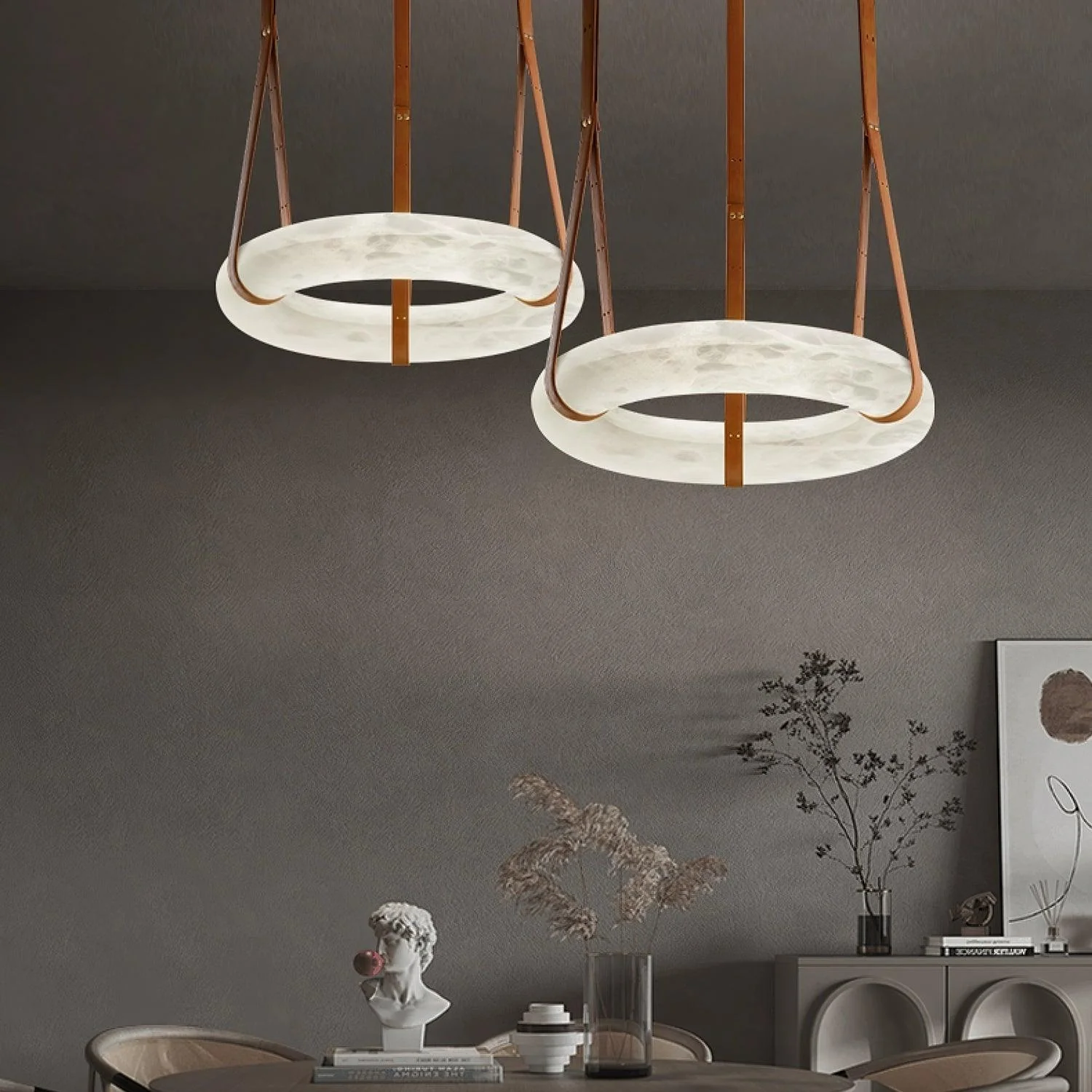 Oslo Alabaster Pendant Light B - Image 4