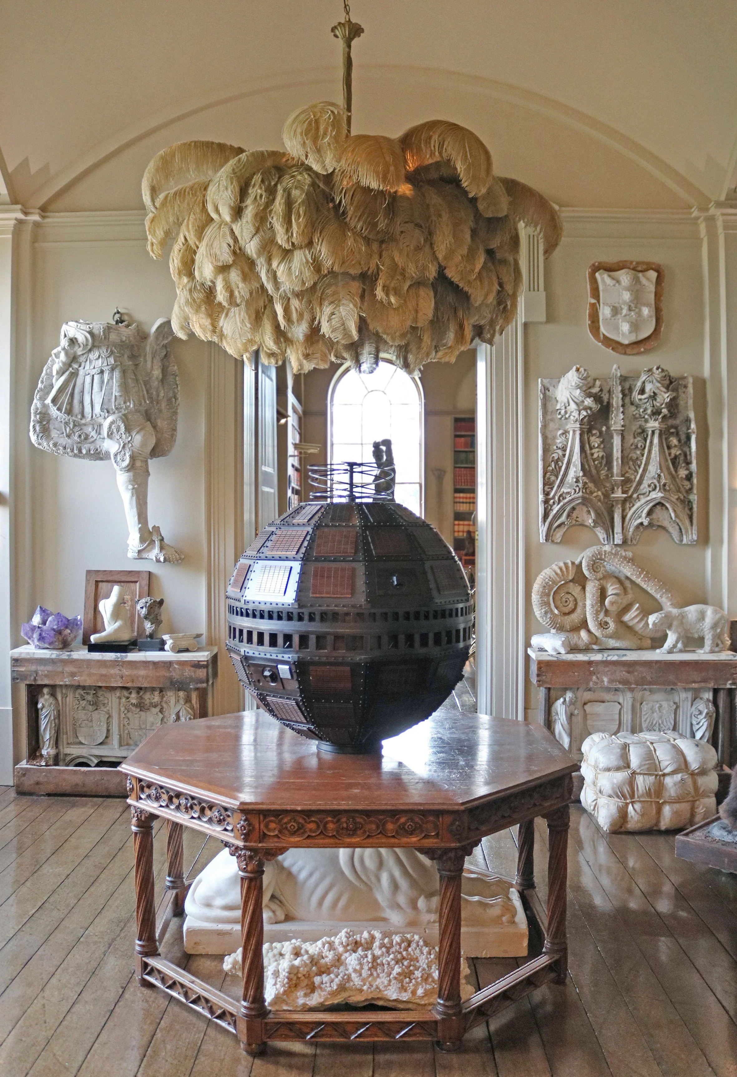 Ostrich Feather Chandelier - Image 121