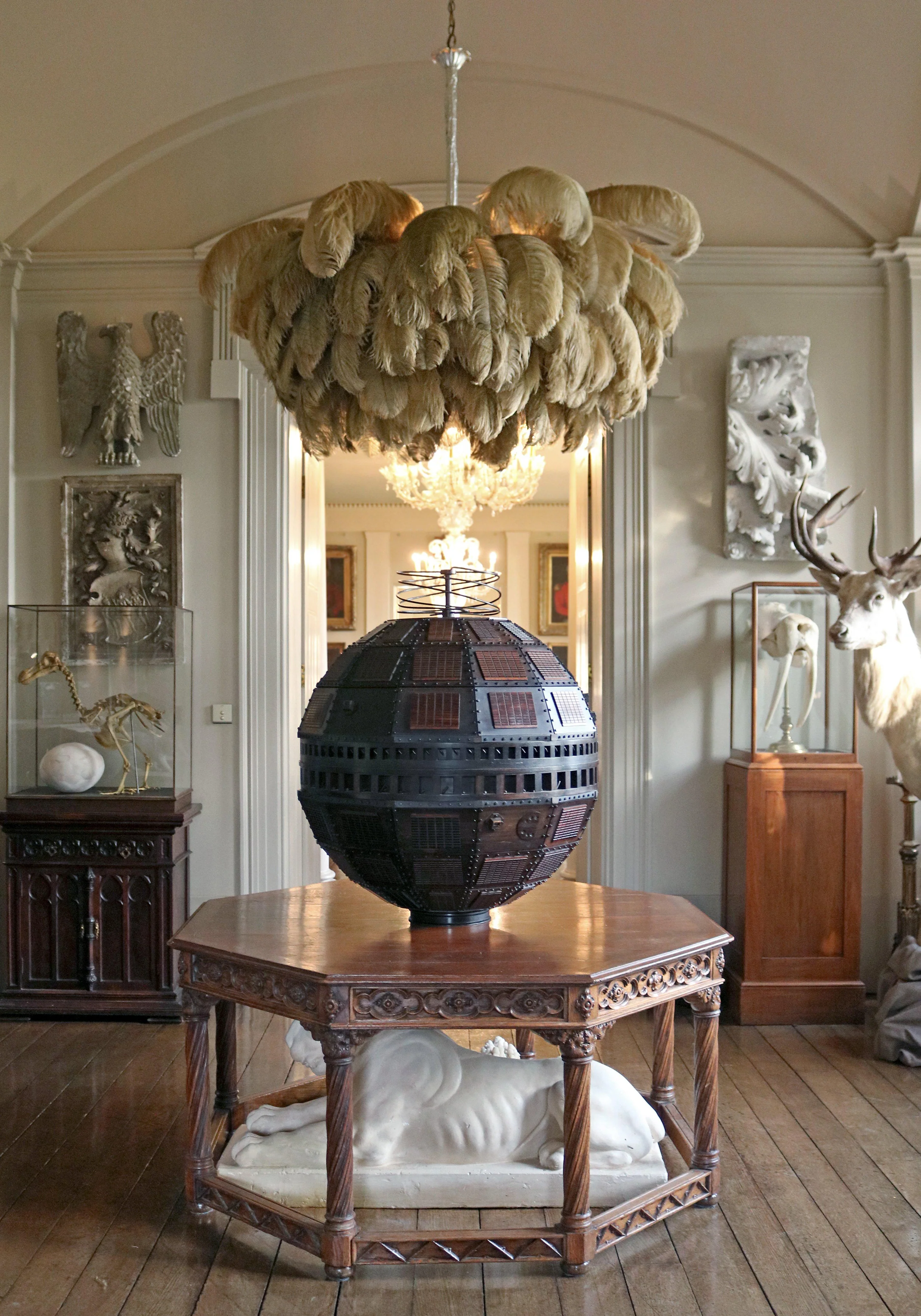 Ostrich Feather Chandelier - Image 123