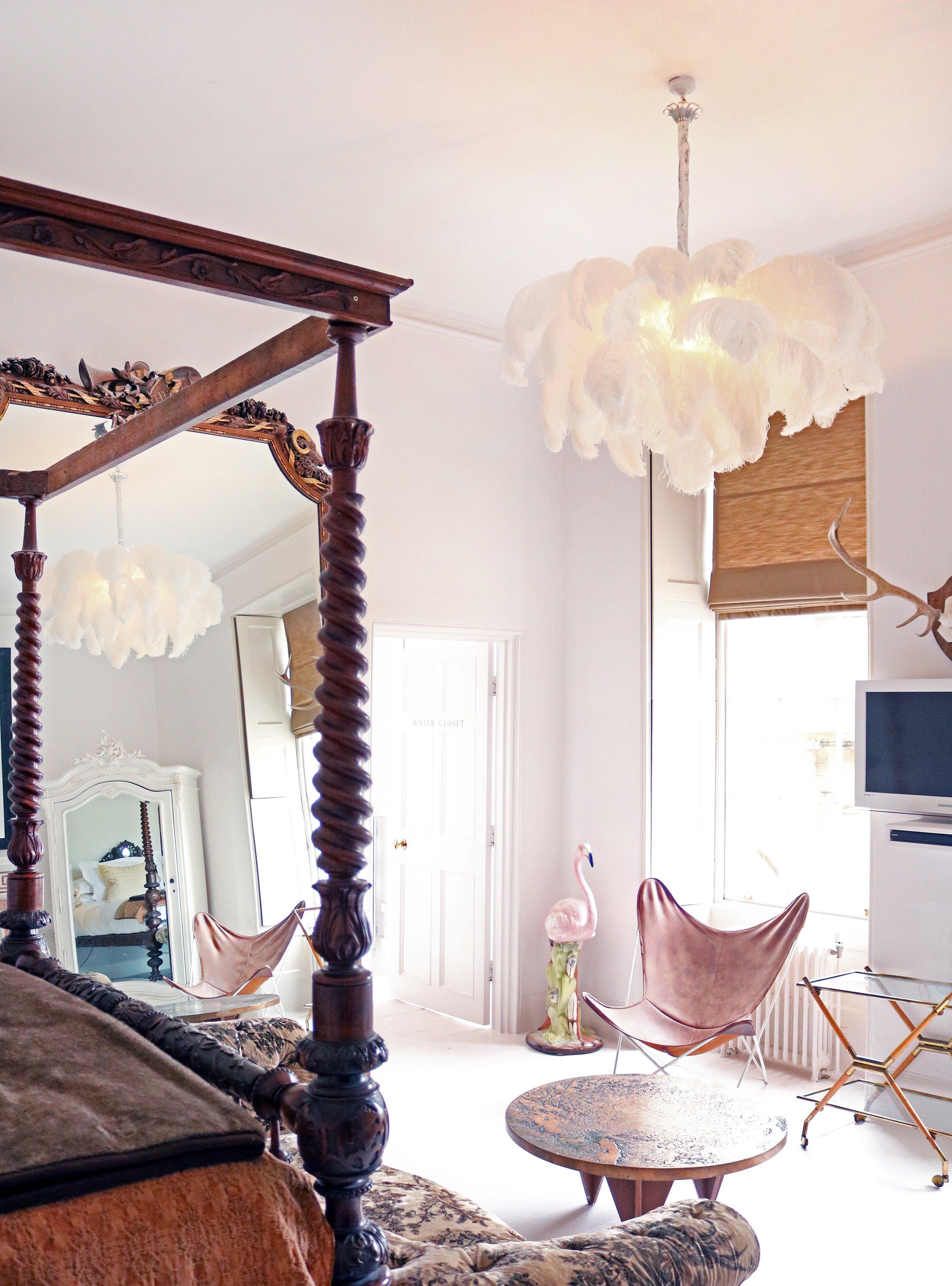 Ostrich Feather Chandelier - Image 128