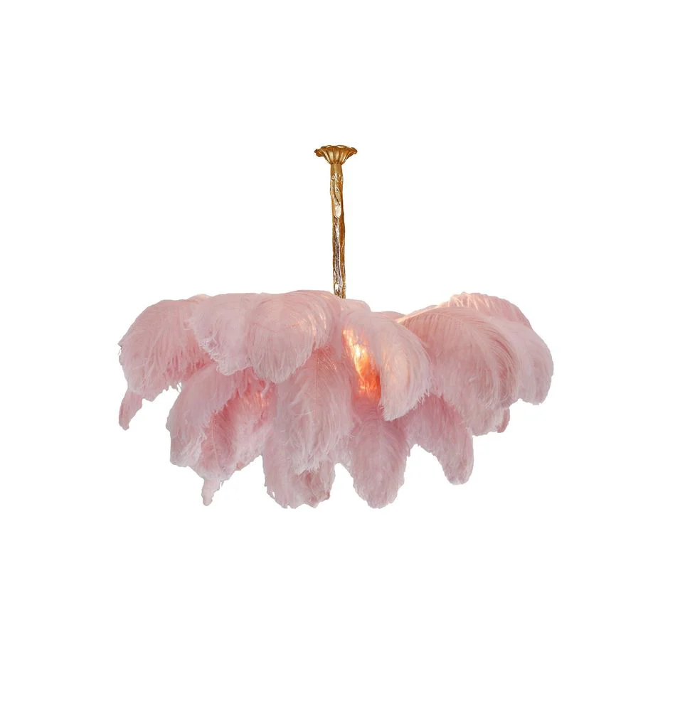 Ostrich Feather Chandelier - Image 129