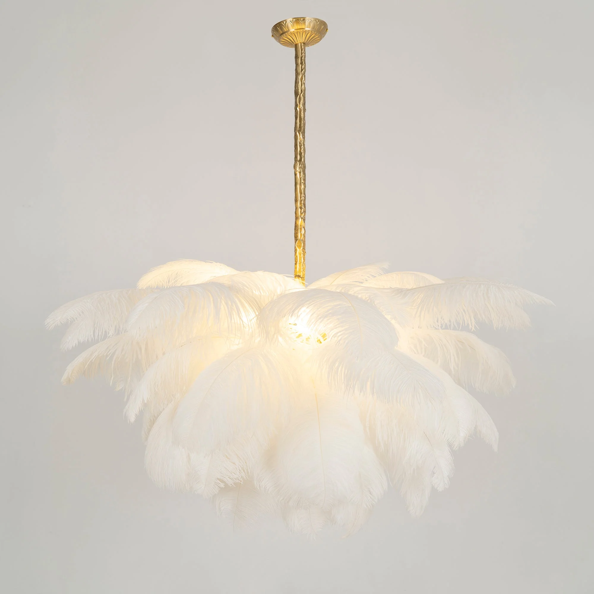 Ostrich Feather Chandelier - Image 131