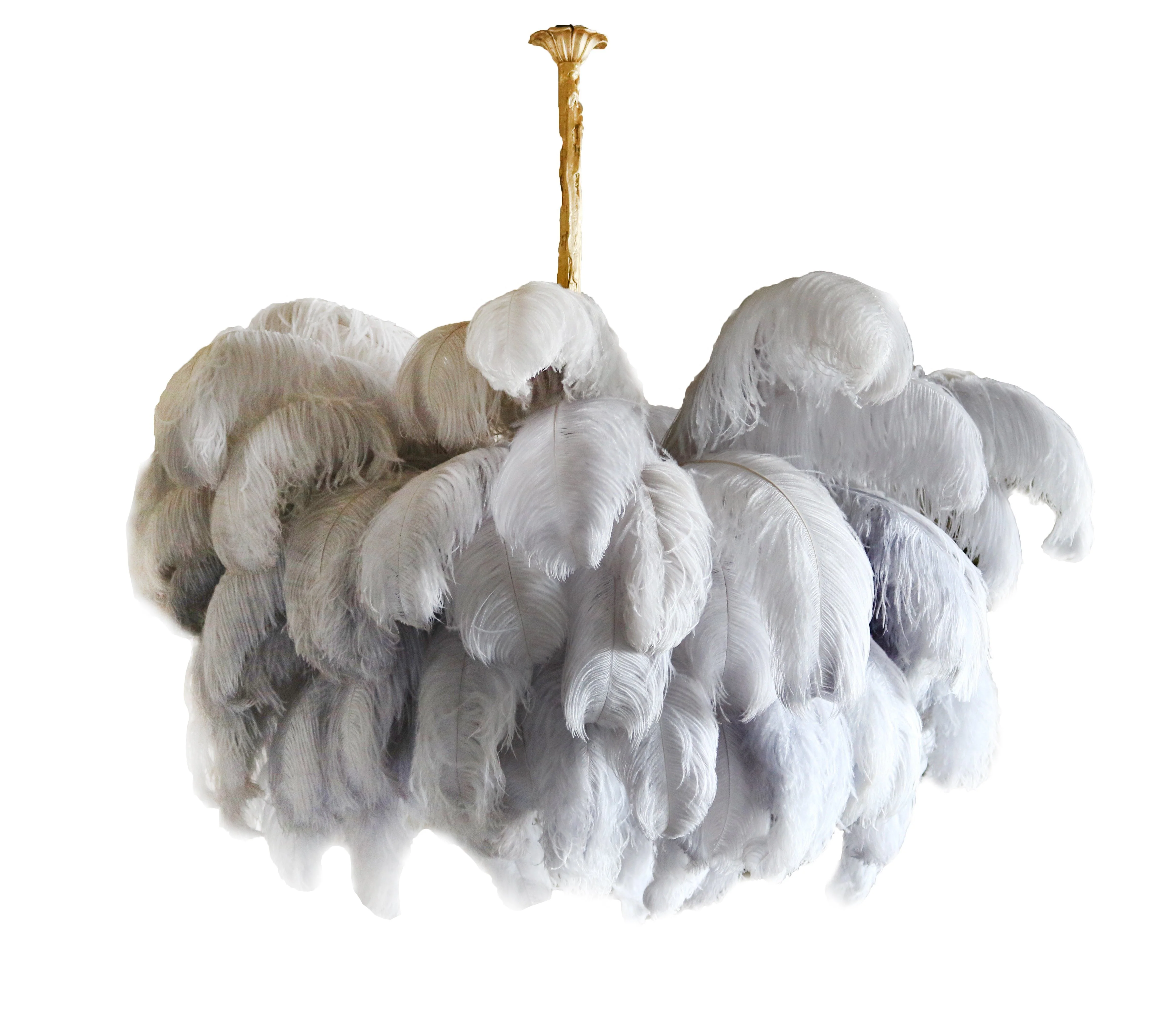 Ostrich Feather Chandelier - Image 142