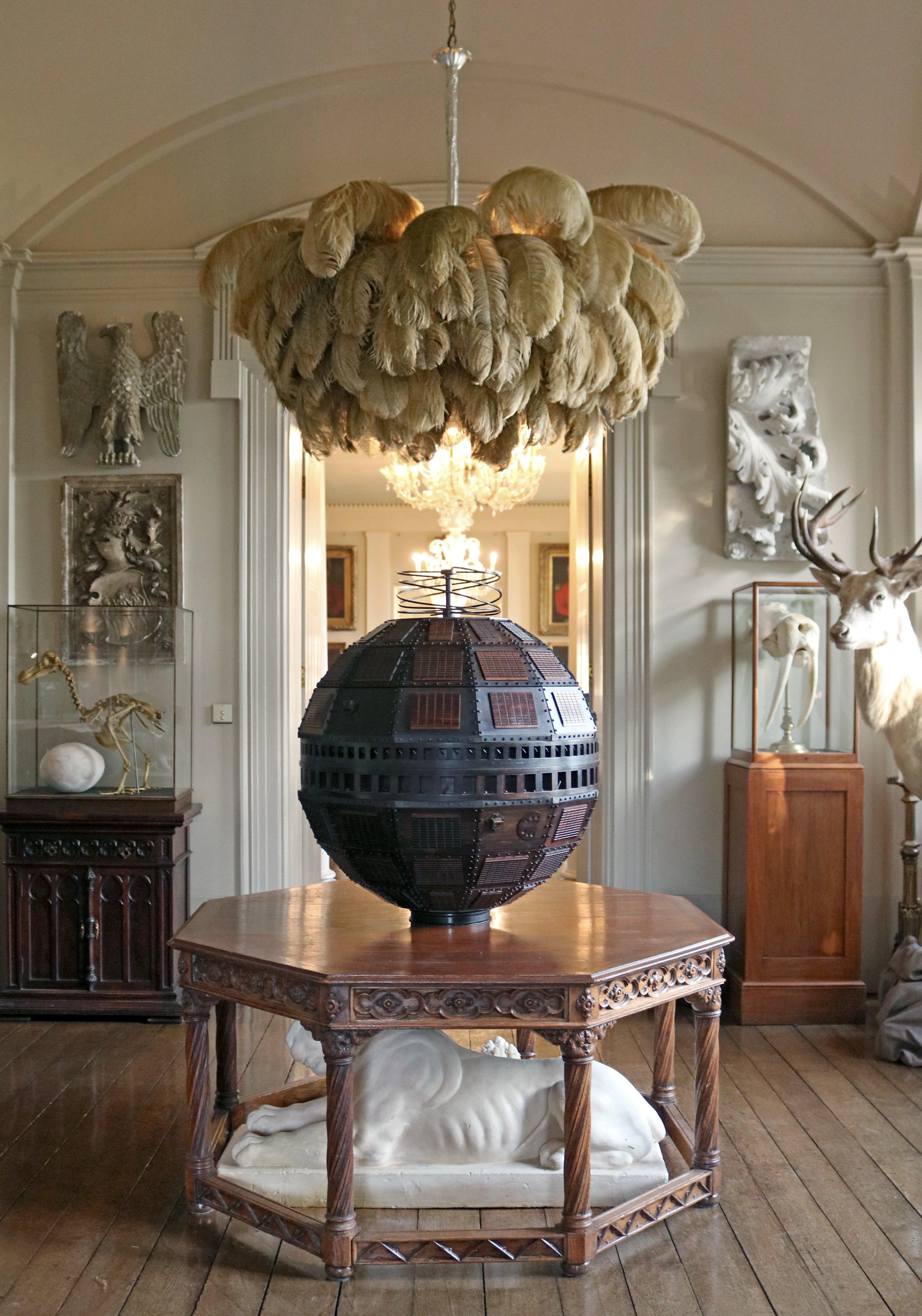 Ostrich Feather Chandelier - Image 146
