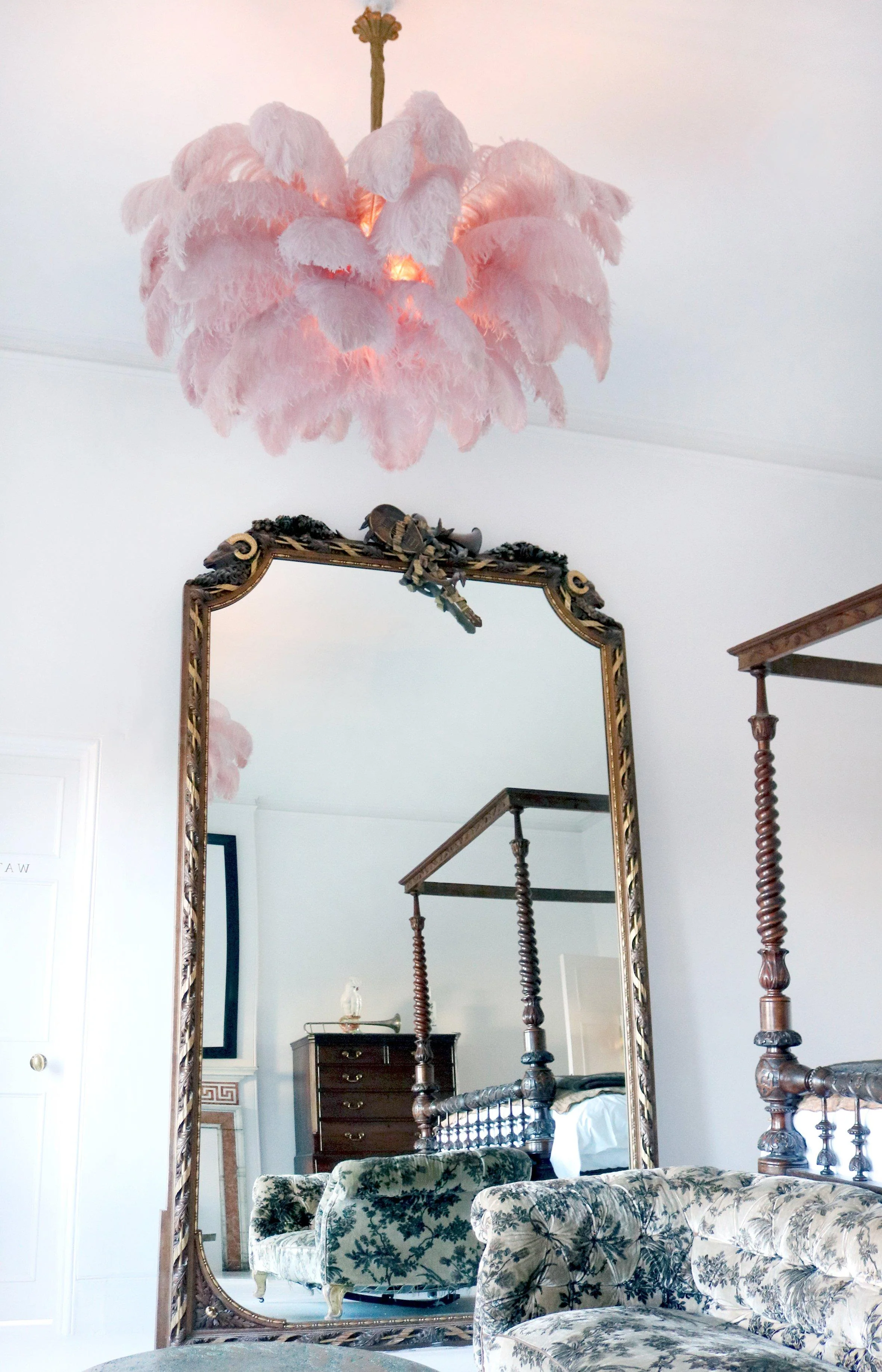 Ostrich Feather Chandelier - Image 157