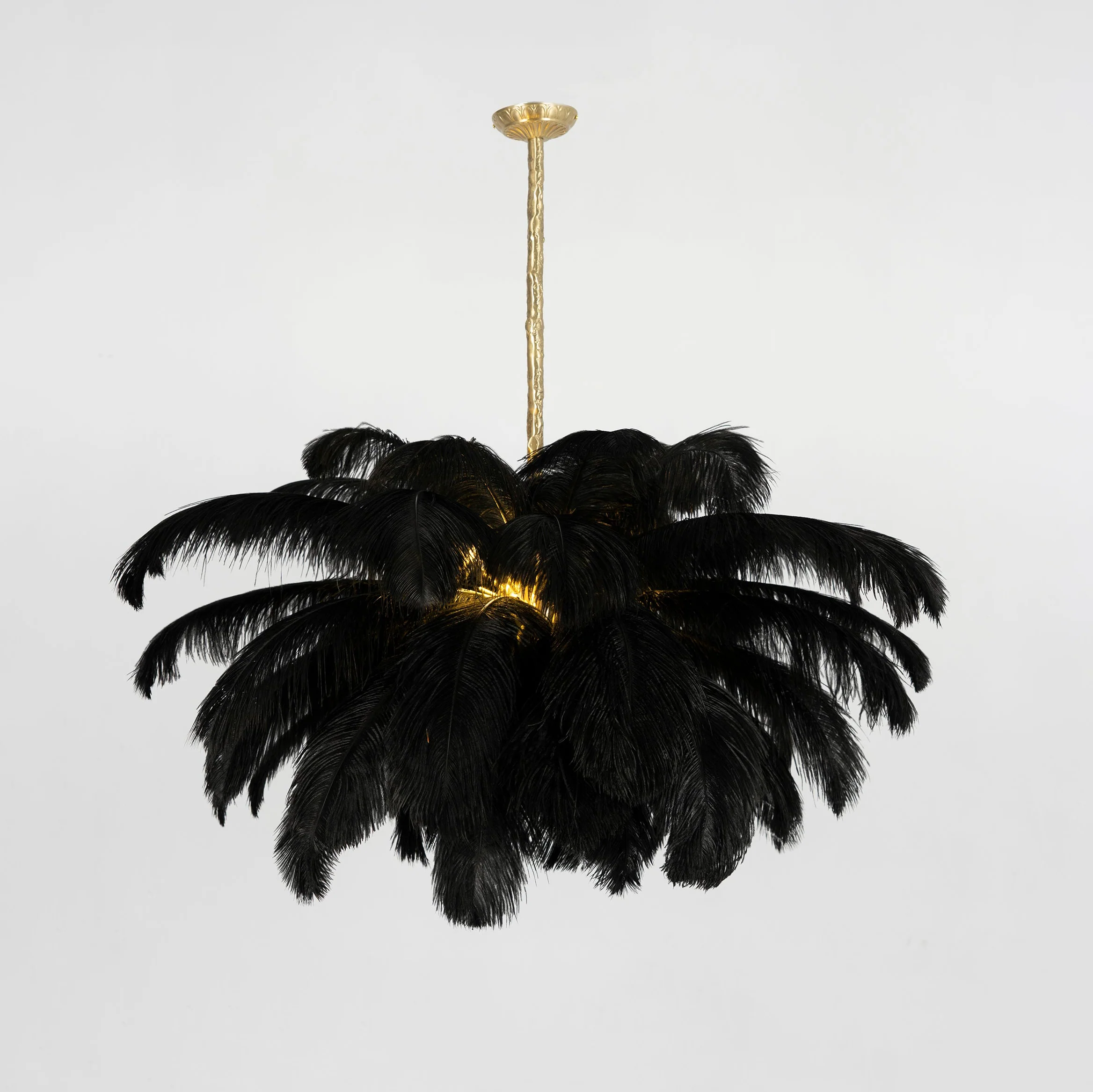 Ostrich Feather Chandelier - Image 160