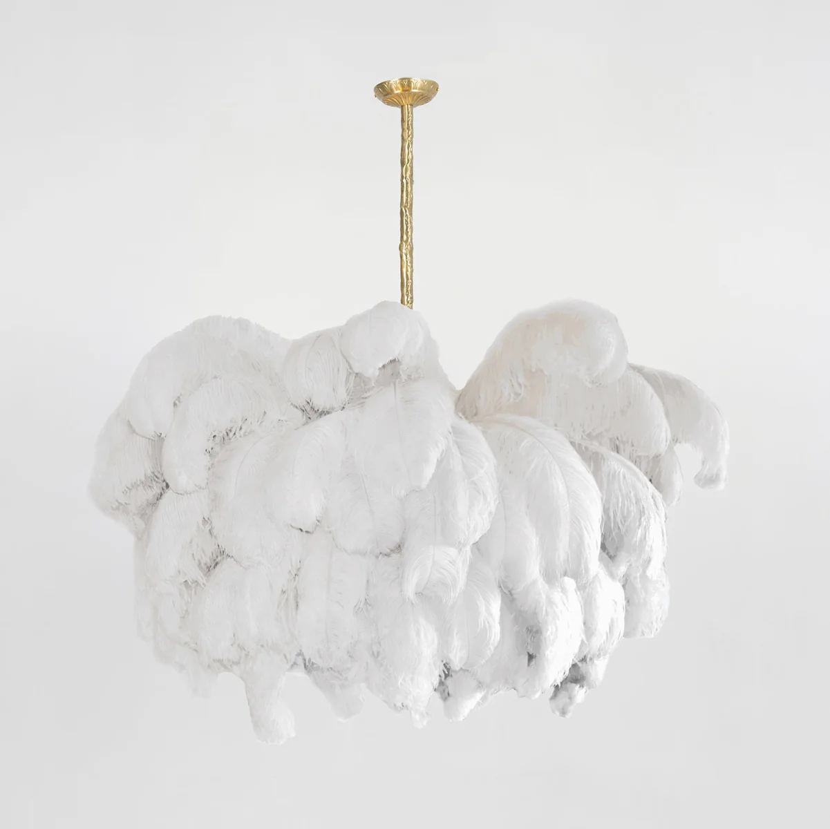 Ostrich Feather Chandelier - Image 171