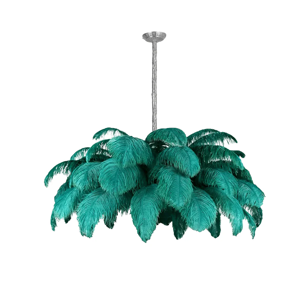 Ostrich Feather Chandelier - Image 173