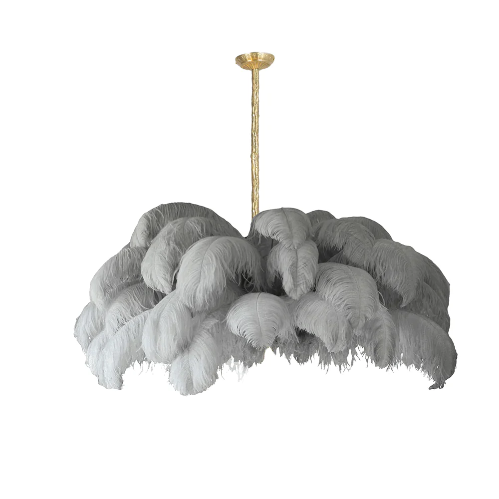 Ostrich Feather Chandelier - Image 174