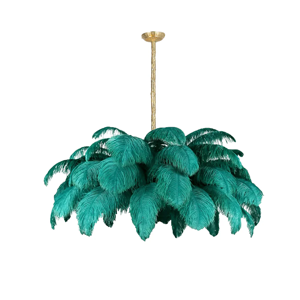 Ostrich Feather Chandelier - Image 179