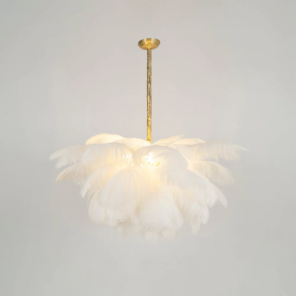 Ostrich Feather Chandelier - Image 181